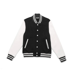 แจ็คเก็ตวาร์ซิตี้คุณภาพดีที่สุด กันแดด ผ้าฟลีซคุณภาพสูง แจ็คเก็ตเลตเตอร์แมนแบบกำหนดเอง แจ็คเก็ตบอมเบอร์วาร์ซิตี้ แจ็คเก็ตเบสบอล - Product Image 1