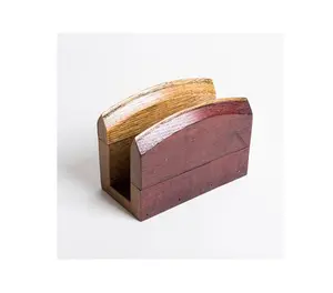 แท่นวางผ้าเช็ดปากทำจากไม้ - Product Image 1