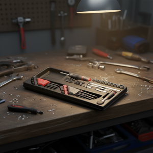 ชุดโมดูลซ็อกเก็ต 6 จุด ขนาด 1/4 นิ้ว แบบเมตริก 52 ชิ้น ยี่ห้อ Facom - Product Image 3