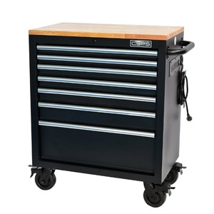 Fabriqué au Vietnam Boîte à outils modulaire à 7 tiroirs avec roues Armoire de garage en acier enduit de poudre Stockage d'outils Support OEM et ODM - Product Image 1