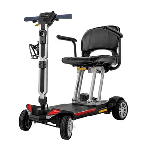 Hot Quality <b>Sale</b> New Buzzaround CarryOn 4 Wheel <b>Folding</b> <b>Mobility</b> <b>Scooter</b> - Red Ready to Ship - Product Image 1