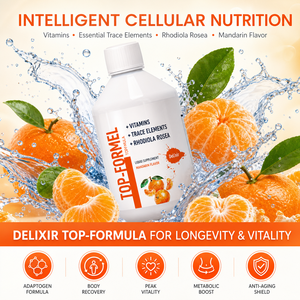 DeLixir Top Formula Complément de Fer Sans Sucre pour l'Énergie et la Vitalité, Absorption Rapide, Nutrition Cellulaire Intelligente - Product Image 1