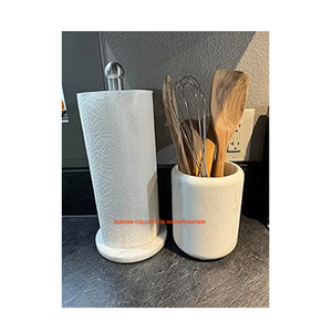 Soporte de papel tisú de pie de acero inoxidable de lujo en diseño moderno dorado y plateado para hoteles y baños de lujo - Product Image 3