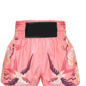 Venta al por mayor pantalones cortos de lucha marcial tailandesa Muay Thai cortos de alta calidad OEM Logotipo de impresión personalizada satén Muay Thai boxeo ropa de artes marciales - Product Image 2