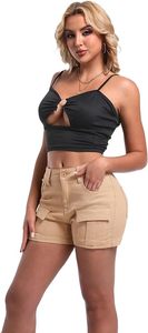 Breathable Street Wear <b>Cargo</b> <b>Shorts</b> for <b>Women</b> Cotton Casual <b>Shorts</b> Comfortable <b>Women's</b> <b>Cargo</b> <b>Shorts</b> - Product Image 3