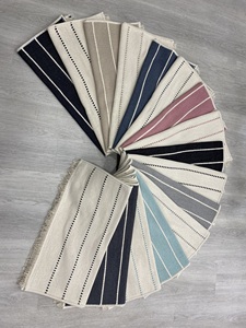 Alfombra turca Kilim Reversible de estilo moderno, alfombra de algodón tejido plegable de alta calidad, lavable antideslizante para uso doméstico para suelo de niños - Product Image 3