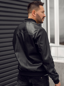 Chaquetas de Cuero en Venta al Mejor Precio, Transpirables, Impermeables, Tallas Grandes, Chaqueta para Hombre con Logotipo, Servicio OEM al por Mayor Disponible - Product Image 3