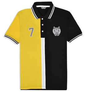 Cotton Breathable Plus Size Embroidered Logo Mens for <b>Shirt</b> <b>Royal</b> <b>Blue</b> Button Short Sleeve Panel Design - Product Image 5