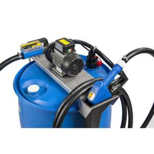 Barriles y Bombas Eléctricas Meclube para ®   115V 40 Lt/min con Boquilla Automática y Medidor de Flujo - Product Image 1