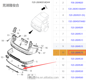 <strong>JetourX90</strong> PLUS Rear Bumper Trailer Cover Electroplating - Product Image 3