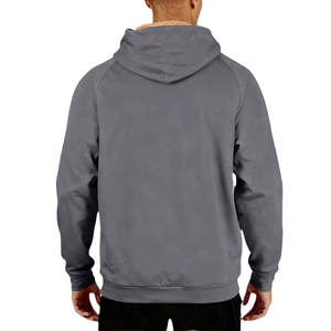 Ventes en gros de sweats à capuche en coton mélangé à manches raglan, coupe slim, streetwear, avec poches, vêtements décontractés, design élégant - Product Image 2