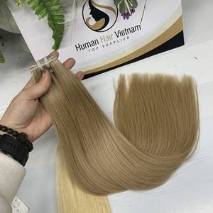 Chaud meilleure qualité 100% brut vierge naturel soyeux lisse vietnamien cheveux naturel droit couleur trame Extension de cheveux - Product Image 5