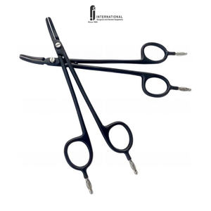 Pinzas selladoras de arteria antiadherentes bipolares manuales autoclavables Juego de instrumentos reutilizables de cable de silicona de acero inoxidable electro - Product Image 3