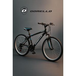 Bicicleta Dorello Onden 24 con Llantas Negras y Amortiguador para Niños de 8 a 10 Años, Bicicleta Urbana - Product Image 1
