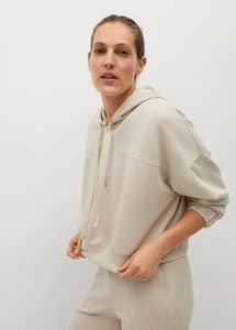 Hoodie de sport personnalisé en molleton technique respirant, en coton uni, confortable, avec fermeture éclair, coupe courte pour femme, pour un look élégant - Product Image 2