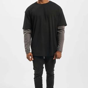 เสื้อยืดคอกลมแขนยาวสไตล์ไฮสตรีทสำหรับผู้ชายรุ่นใหม่ล่าสุด ปรับแต่งได้ แห้งเร็ว - Product Image 1