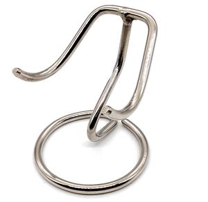 โกศใส่เถ้ากระดูกรูปหัวใจขนาดเล็กทำจากอลูมิเนียมสีฟ้าเทอร์ควอยซ์พร้อมขาตั้งเหล็ก - Product Image 2