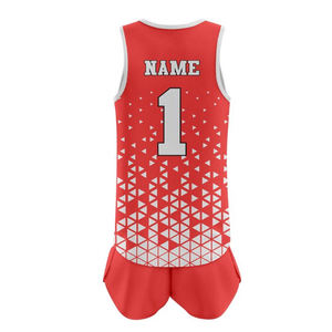 Tendencia Moda Logotipo personalizado Impreso Conjuntos Uniforme de voleibol 100% Poliéster - Product Image 3