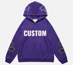 Sudaderas con capucha personalizadas 100% algodón impresión Sudadera con capucha manta francés Terry sudaderas con capucha para hombre, 100% algodón básico mezclado de algodón - Product Image 3