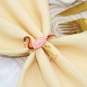 Servilletero de flamenco, servilletero de Metal para tocar en cenas, Decoración de mesa perfecta de alta calidad, impresiona a tus invitados - Product Image 1