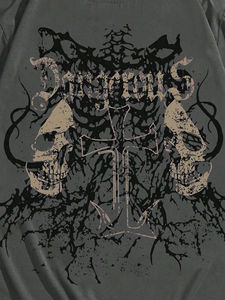 Camiseta de mujer de alta calidad Heavyweight 100% algodón 300GSM hip hop boxy camiseta recortada de gran tamaño. - Product Image 3