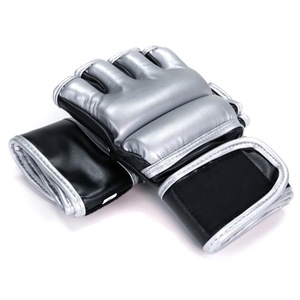 Guantes de MMA para Hombre y Mujer, Material PU, Cierre de Gancho y Bucle, Absorción de Humedad, Transpirables, Soporte para Muñeca, Guantes Acolchados con Absorción de Impactos - Product Image 3