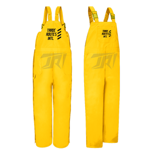 ชุดทำงานเสื้อผ้าโพลีเอสเตอร์สะท้อนแสงแบบพรีเมี่ยมชุดเอี๊ยมแบบมีกระดุมคอลูกเรือทีมอุตสาหกรรม ANSI Class 1 - Product Image 4