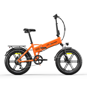 Vélo pliant électrique Eletronbike OD20 20 pouces avec pneus larges et freins à disque, moteur 250W, batterie 48V 15Ah, 7 vitesses - Product Image 5