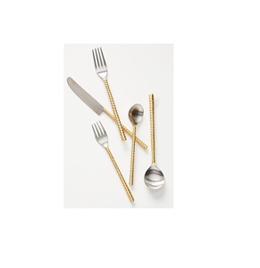 Ensemble de couverts en acier inoxydable multifonctionnel et élégant pour le petit-déjeuner, le déjeuner, le dîner et les desserts pour les fêtes - Product Image 4