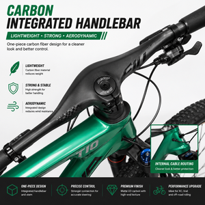 Bicicleta de Montaña de 27.5/29 Pulgadas, 12 <span class=keywords><strong>Velocidades</strong></span>, Frenos de Disco Hidráulicos, Neumáticos Maxxis 29x2.1, Manillar Integrado de Carbono, OEM - Product Image 3