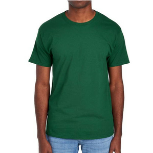 เสื้อยืดผ้าฝ้าย 100% คุณภาพสูง สีขาวดำ ปักโลโก้ พิมพ์ลาย  แบบเรียบ หนานุ่ม สำหรับผู้ชาย รับสั่งทำเสื้อยืดผู้ชาย - Product Image 4