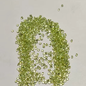 พลอยเพอริดอททรงกลม1.70มม. ธรรมชาติสีเขียวเจียระไนอัญมณีสีเขียวอัญมณีหลวม - Product Image 3