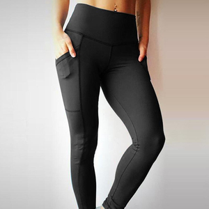 Conjunto de mallas de gimnasio y Yoga para mujer, diseño liso personalizado, ropa deportiva para mujer, conjunto de Yoga, traje de Fitness para gimnasio personalizado para mujer - Product Image 4