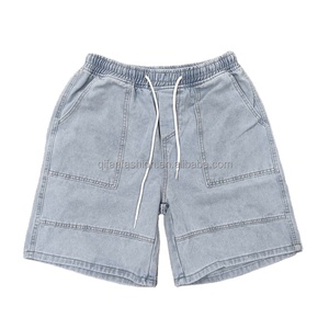 กางเกงขาสั้นเชือกผูกแบบลำลองของผู้ชายมีกระเป๋า-ใส่สบายและทนทานสำหรับยิมที่บ้านและการผจญภัยกลางแจ้ง - Product Image 1