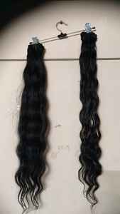 Paquetes de cabello humano ondulado de primera calidad, paquetes de cabello ondulado a granel de trama de máquina virgen cruda Temple, cabello virgen indio crudo de doble trama - Product Image 3