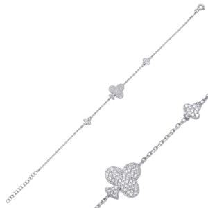 Pulsera con Dijes de Circonita Brillante con Diseño de Reina de Espadas, Joyería de Plata de Ley 925 Hecha a Mano en Turquía, Venta al por Mayor - Product Image 5