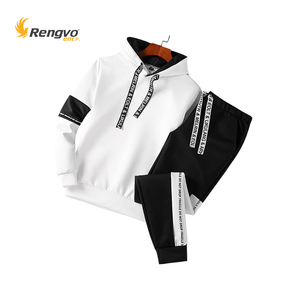 Conjunto Deportivo para Hombre, Talla Grande, Sudadera con Capucha y Pantalones, Moda Casual de Otoño-Primavera 2021, Transpirable - Product Image 1