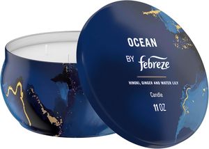 Vela Aromática Febreze, Aroma Océano, Vela de 11 oz con 4 Mechas, Paquete Individual - Product Image 4
