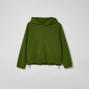 Plain <b>Pullover</b> <b>Men</b> Hoodie 100% Cotton Fleece Oversized Blank Hooded Sweatshirt Custom Logo Print Embroidery OEM Streetwear - Product Image 5