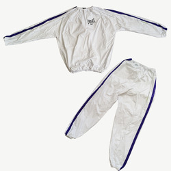 ชุดซาวน่า PU สำหรับผู้ชาย,ชุดซาวน่าสำหรับออกกำลังกายเข้าเซาว์น่าเทรนเนอร์เอวเหงื่อด้านบนของถัง - Product Image 2