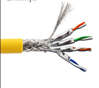 Câble réseau CAT 8 2000 MHz, prix au mètre, SFTP CAT8 double blindage extérieur, câble Ethernet LAN 1000 pieds CAT8