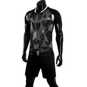 Vêtements de football uniforme de football France jaune maillots de football ensemble Kits pour garçons uniforme sublimé maillot de football chemise de football - Product Image 2