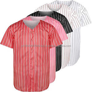 Maillots de baseball boutonnés personnalisables pour adultes Caractéristique respirante unique Fabriqué en usine Vêtements décontractés Vêtements de softball - Product Image 1