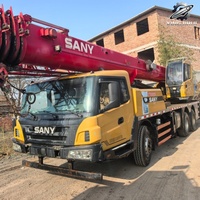 SANY STC250 Truck Crane 25 Ton Mobile Lifting Crane Mesin Weichai Baru SANY Construction Truck Mounted Crane Hoist Machinery