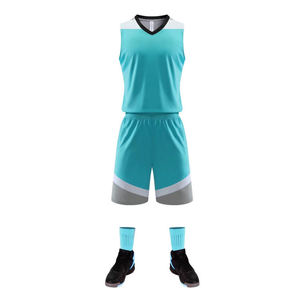 Conjunto de Uniforme de Baloncesto Reversible Personalizado con Números y Logotipo, Malla de Poliéster y Sarga - Product Image 4