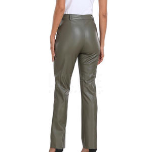Pantalon en cuir fait main pour femmes Pantalon en cuir pour femmes de qualité supérieure ou vente 2025 prix de vente entier confortable OEM - Product Image 4