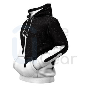 OEM personnalisé de haute qualité hommes et femmes sweats à capuche veste d'hiver motif solide broderie impression concevoir votre propre - Product Image 2