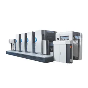 Prensa de impresión Offset de 4 colores a la venta PRY-41040 Totalmente automática China Nuevo producto 2020 Impresora plana sostenible