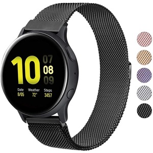 Correa de Reloj Magnética de Malla Milanesa a Precio de Fábrica para Samsung <span class=keywords><strong>Galaxy</strong></span> <span class=keywords><strong>Watch</strong></span> <span class=keywords><strong>4</strong></span> 5 6 20mm 22mm, Correa de Acero Inoxidable - Product Image 3