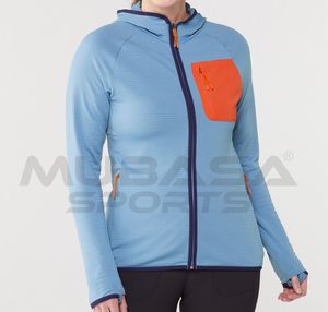 Alta calidad 100% algodón francés Terry Otero Full-Zip Fleece Hoodie Custom Logo Y2K Dropped Shoulder Plain Pullover Mujeres - Product Image 1